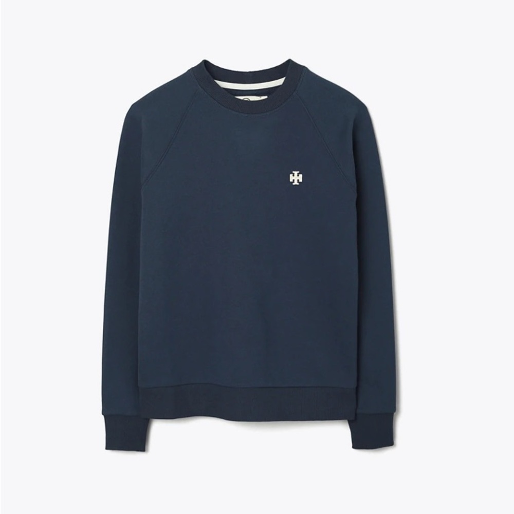 Tory Burch Men's Dark Blue Crewneck Sweater
